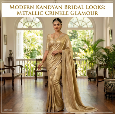 Modern Bridal Elegance: Kandyan & Saree Fashion Trends